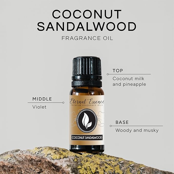 Coconut Sandalwood - Premium Grade Fragrance Oils - 10ml - Scented Oil EternalEssenceOils
