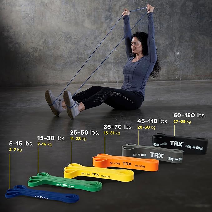TRX Training Strength Band Set, Full-Body Resistance Bands for Home and Gym Use, Resistance Bands for Working Out - Bloomnest