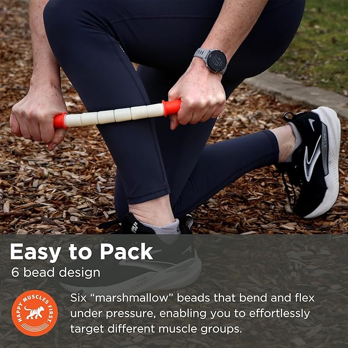 Tiger Tail The Stick - Bendy 15” Flexible Muscle Roller Stick for Myofascial Release & Trigger Points - Bendable Deep Tissue Massager for Legs, Back, Shoulders - Relieve Soreness & Improve Recovery