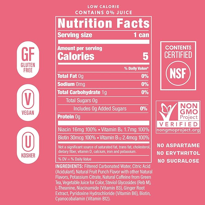 GORGIE Sugar Free Natural Energy Drinks, BestSellers Variety (12 Pack) - Healthy Energy Drinks - Natural Coffee Replacement with Green Tea Caffeine and Biotin - 150mg Caffeine, Vegan, & Low Calorie - Bloomnest