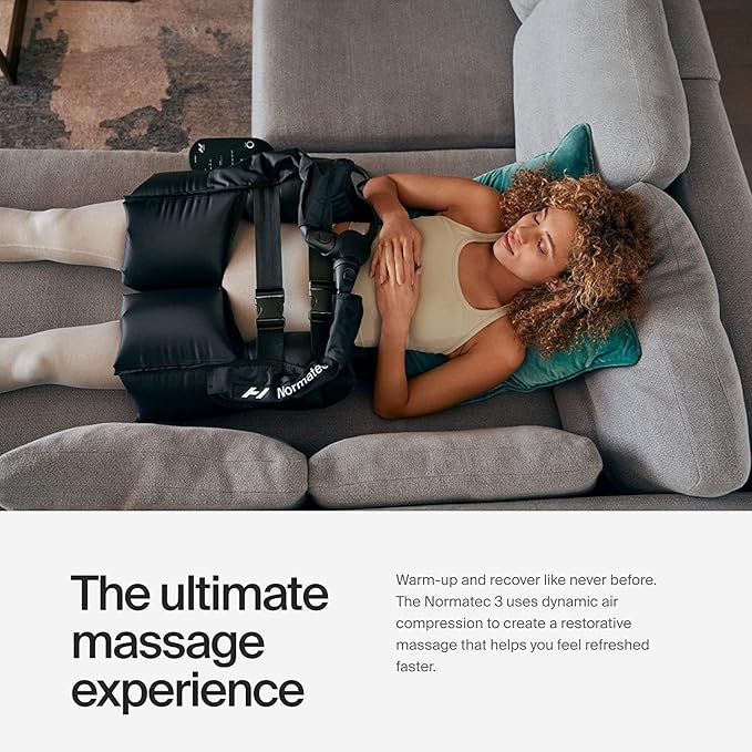 Hyperice Normatec 3 - Recovery System with Patented Dynamic Compression Massage Technology (Normatec 3 Full Body (Standard Legs + HIPS + Arms) FSA-HSA - Bloomnest