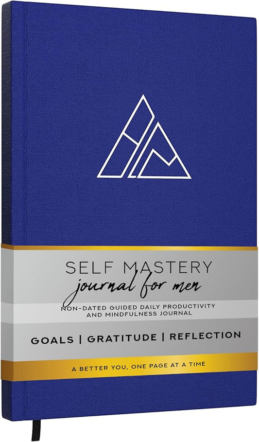 Self-Mastery Journal for Men - Gratitude Journals – 5 Minute Journal - Reflection Manifestation Journals for Mindfulness – Self Care Journal – Goal / Guided Gratitude Journal for Women & Men - Bloomnest