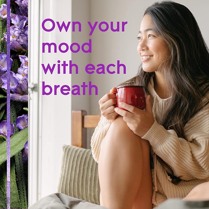 Glade Aromatherapy Diffuser & Essential Oil, Air Freshener for Home, Choose Calm Scent with Notes of Lavender & Sandalwood, 0.56 Fl Oz - Bloomnest