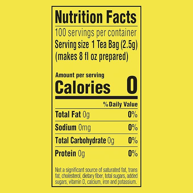 Lipton Black Tea Bags,Hot or Iced,Black tea with Caffeine,1200 Total Bags (100ct),(Pack of 12) - Bloomnest