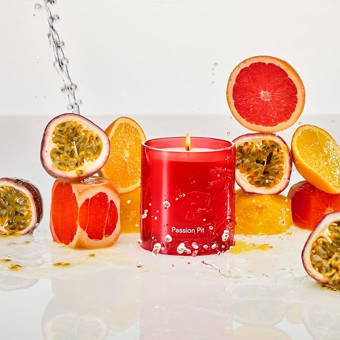 Boy Smells Passion Fruit Candle - 8.5 oz - Citrus Candle with Orange, Passion Fruit, and Blond Woods - Up to 50-Hour Burn - Cotton Wick - Bloomnest