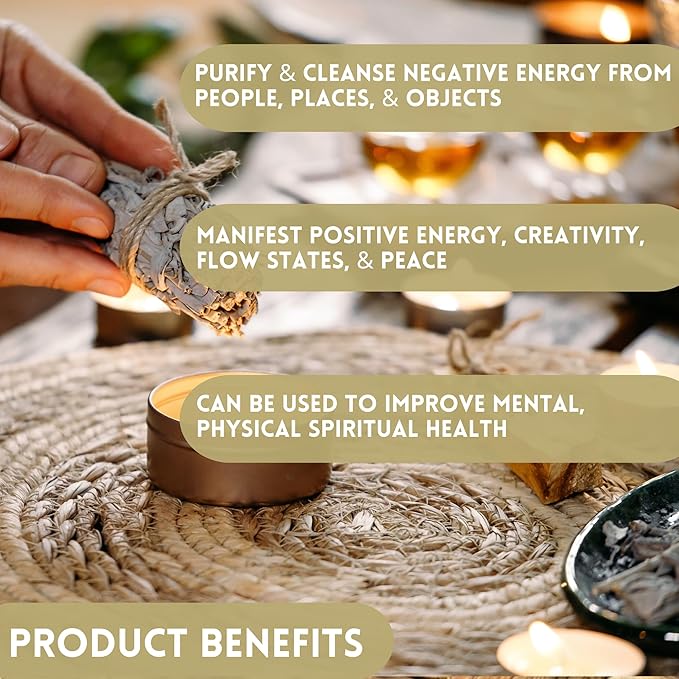 Ancient VEDA Organic Smudge Kit – Rosemary, Palo Santo, Sweetgrass, Abalone Shell, Feather & Smudge Guide | Smudging Kit for Home Energy Cleansing, Meditation, Healing (Healer's Kit, Rosemary Sage) AncientVeda