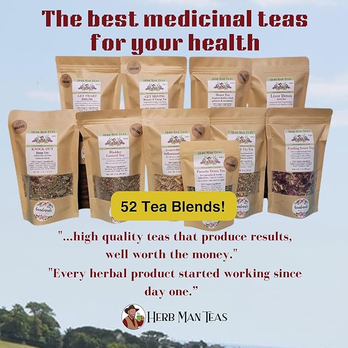 LIVER TEA — Organic Herbal Blend to Support Liver & Gallbladder Function, Healthy Digestion, and Fat Utilization — by Master Herbalist Khabir, Non-GMO, No Additives - Bloomnest