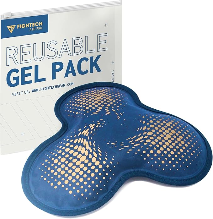 Reusable Hot and Cold Gel Ice Pack for Shoulder, Rotator Cuff, Knee, Back, Head, Eyes, Elbow, Hip - Leak Proof Post Surgery Heat & Cold Therapy Compress by FIGHTECH (Hinge Joint, Single) - Bloomnest