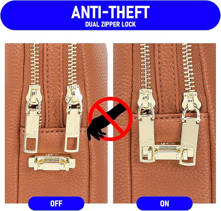 INICAT Small Sling Bag for Women Everyday & Travel Crossbody Bags Lightweight Cross Body Purses Vegan Leather - Bloomnest