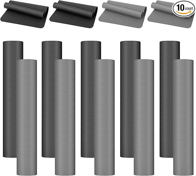 10 Pack Yoga Mats Bulk, 68'' x 24'' x 4mm Thick Yoga Mats for Kids and Adult Gym Mats Bundle Latex Free Exercise Mats with Non Slip Texture for Outdoor Yoga, Pilates or Workout - Bloomnest