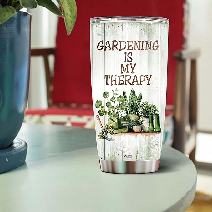 Gardening Gifts for Women Mom Wife Grandmother Funny Gardening Travel Mug Coffee Cup Gift for Garden Lover Plant Lady Gardener Thermos Tumblers 20oz Stainless Steel Christmas Birthday - Bloomnest