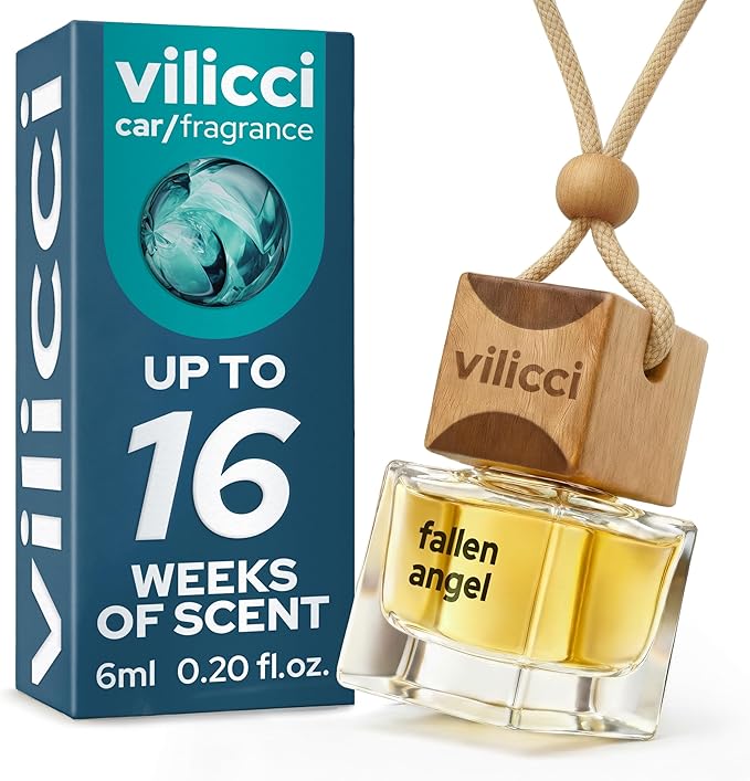 Vilicci Fallen Angel Car Air Freshener – Long Lasting Car Diffuser | Vegan & Cruelty-Free Oil Ingredients | Refreshing & Odor Eliminating Car Perfume | Lasts up to 120 Days - Bloomnest