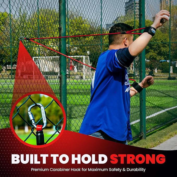 Premium Resistance Bands for Pitchers – Baseball Training Equipment & Fitness Accessories – Adjustable Arm Bands & Stretching Bands for Baseball & Softball Training & Speed Agility - Bloomnest