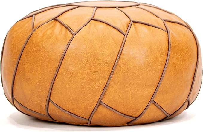 Moderner Pouf Ottoman Pumpkin Color - Bloomnest