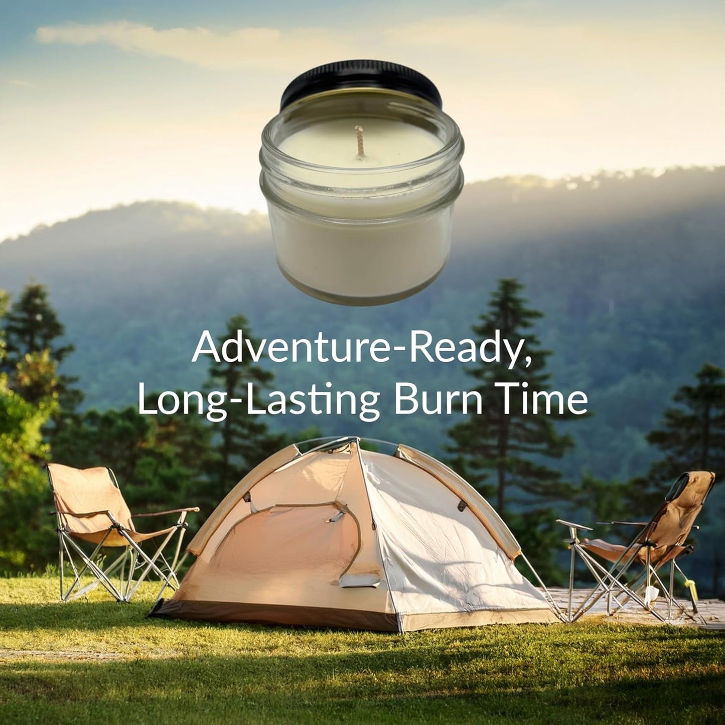 Best Bee Brothers Lemongrass + Verbena Citronella Candle, Outdoor Soy Candle, 3 Oz. (2 Pack)