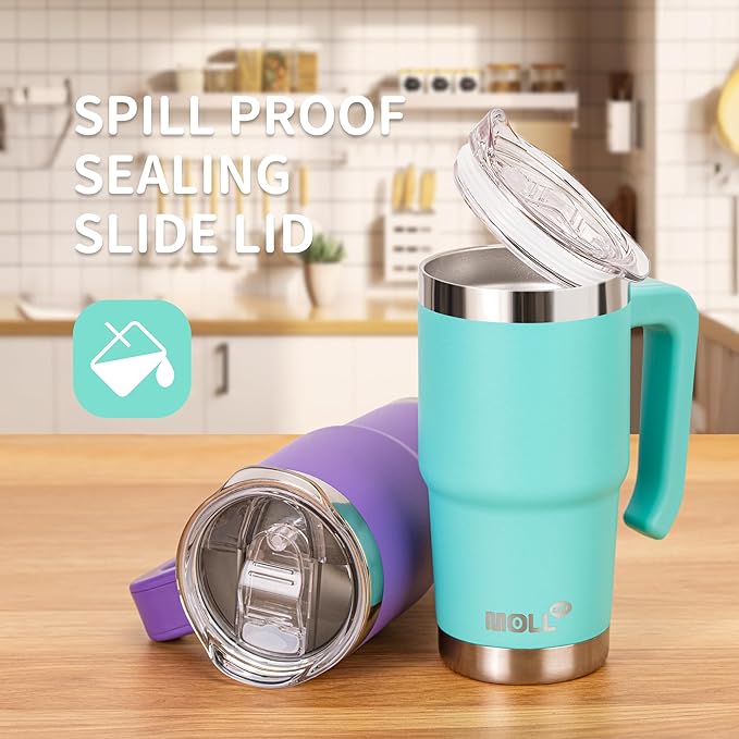 16 oz Tumbler Stainless Steel Double Wall Vacuum Insulated Coffee Tumbler with Lid and Straw-Reusable Travel Mug Cup for Women(Teal) - Bloomnest