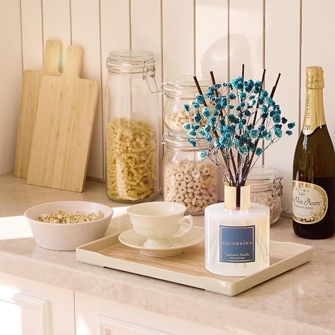 COCORRÍNA Reed Diffuser - Cashmere Vanilla 6.7 fl oz Reed Diffuser for Bedroom Bathroom Home Décor - Bloomnest
