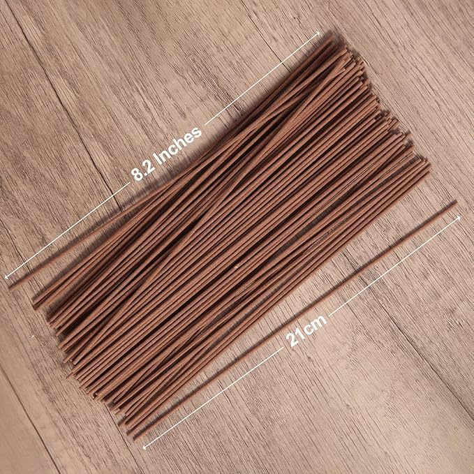 Zen Tibetan Sandalwood Incense Sticks with Holder, Low Smoke 50 Min Burn – Stress Relief, Yoga & Meditation Relaxation, 50g (95-100 Sticks) Eco-Friendly Packaging - Bloomnest