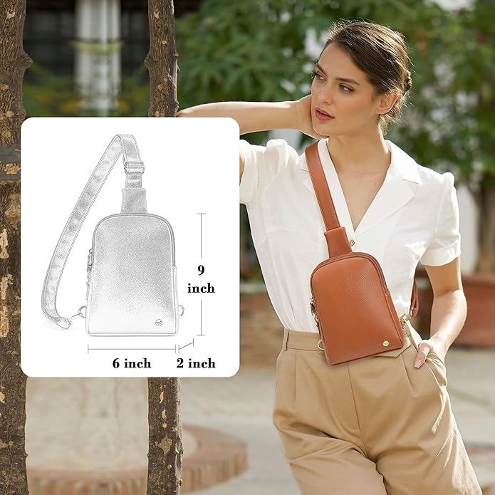 INICAT Small Sling Bag for Women Everyday & Travel Crossbody Bags Lightweight Cross Body Purses Vegan Leather - Bloomnest