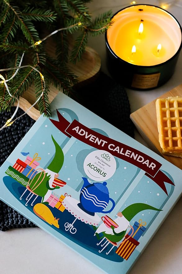 Tea Advent Calendar 2025 Elfin by Acorus - 8 Christmasy flavors – 24 tea bags For The Christmas Countdown - Gift Idea For Christmas - Limited Edition - Bloomnest