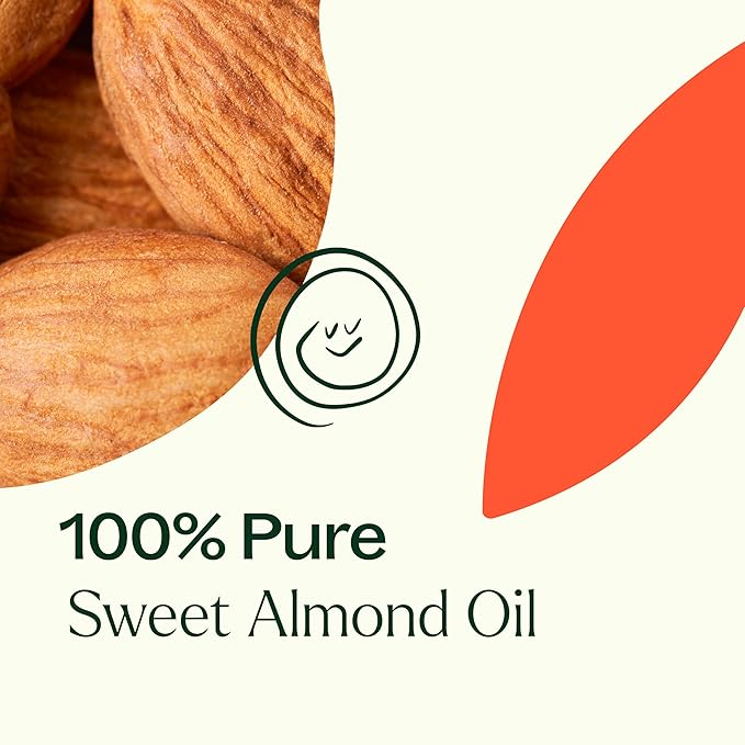 Plant Therapy Sweet Almond Oil - for Skin, Hair, Body, Face & Baby - Natural Moisturizer, Massage & Aromatherapy Carrier Oil 100% Pure, Cold Pressed California Almonds, Made in USA, 4 oz - Bloomnest