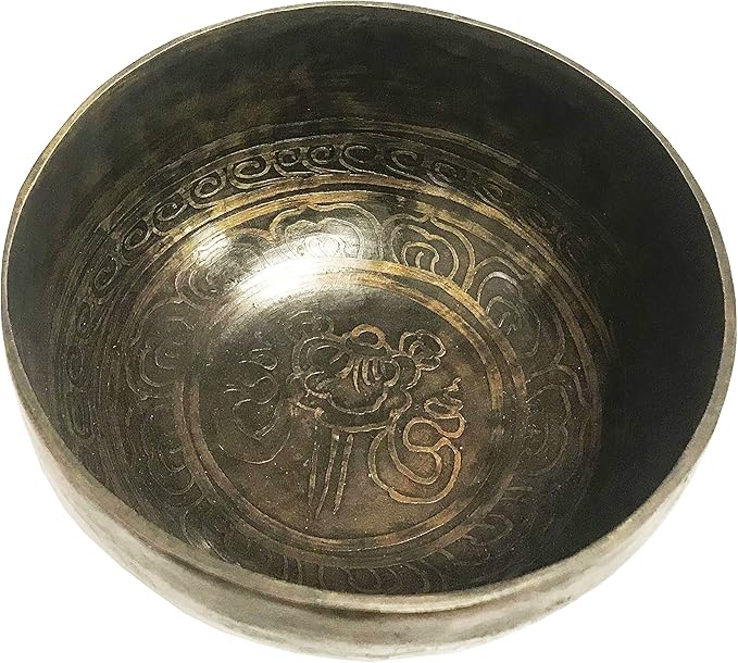 Root chakra Hand Pounded Singing Bowl ~ Nepal [412 SB, 5.5 inch Diameter] - Bloomnest