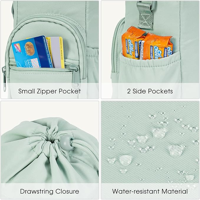 sportsnew Water Bottle Holder with Strap 32oz 40oz Insulated Water Bottle Carrier Sling Bag with Phone Pocket Crossbody sportsnew