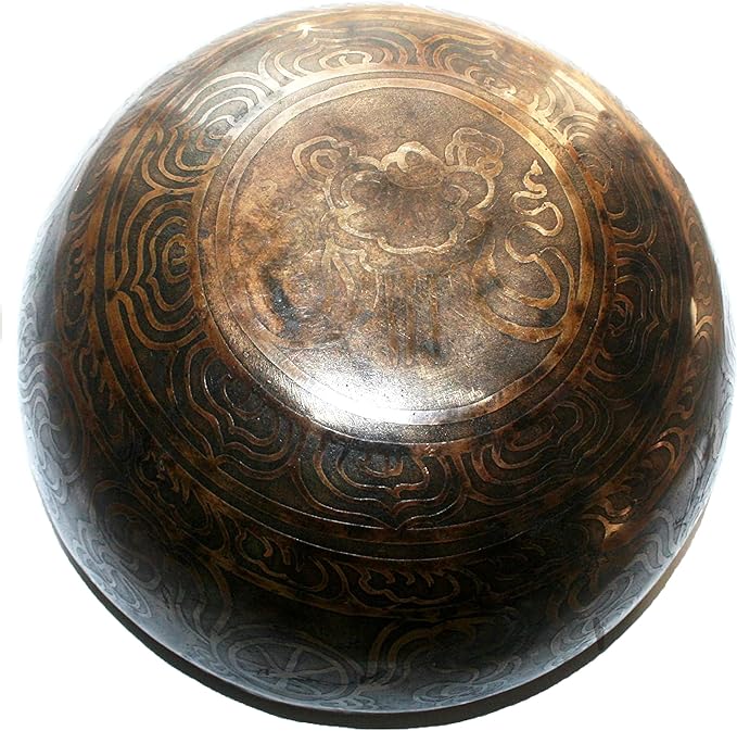 Sacral Chakra Hand Pounded Tibetan Art Healing Chakra Singing Bowl [ 408 SB, 5.75 inch Diameter ] - Bloomnest