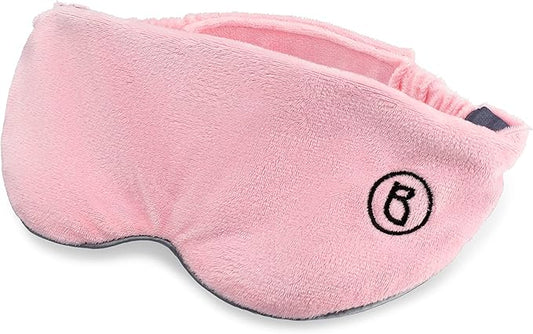 BARMY Weighted Sleep Mask for Women (0.8lb/13oz, 4 Colors) Weighted Eye Mask for Sleeping, Eye Cover That Blocks Out Light to Help Relaxation and Night Sleep, Comfortable Blackout Sleeping Mask, Pink - Bloomnest