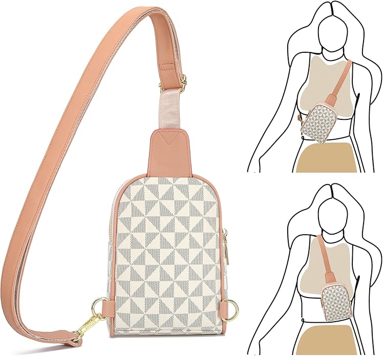 INICAT Small Sling Bag for Women Everyday & Travel Crossbody Bags Lightweight Cross Body Purses Vegan Leather - Bloomnest
