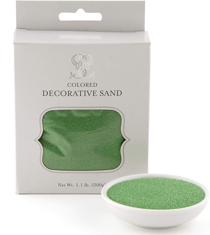 Weddingstar Crystalline Quartz Sand, Classic Green - Bloomnest