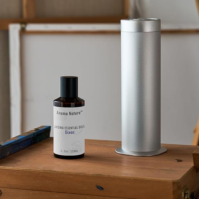 Aroma Diffuser Oil - Ocean - Aroma Fragrance Diffuser Oils, Aromatherapy Scents Neroli, Watermelon & Amber, Long-Lasting Air Fresheners, Enjoy Essential Oil Infused Atmosphere - 5.3 fl oz (150mL) - Bloomnest