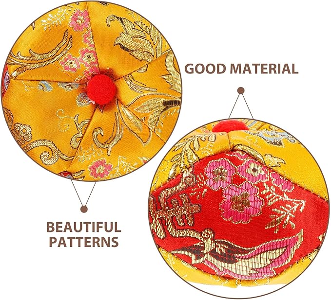 2pcs Buddhist Sound Bowl Cushion Pad Tibetan Singing Bowl Holder for Meditation Durable Embroidered Design Essential Buddhist Accessory - Bloomnest