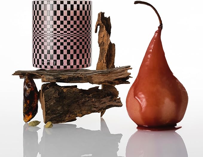 Boy Smells Festive Checker HINOKI FANTÔME Large Candle – Holiday Candle with Cardamom, Cedarwood & Smoked Amber – Luxury Winter Scent – 27oz - Bloomnest