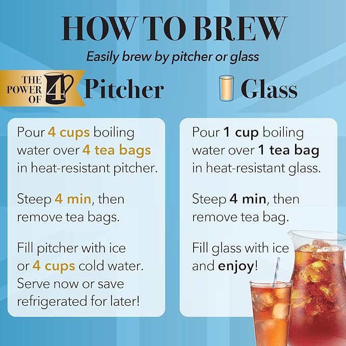 Twinings Lemon Black Iced Tea, 72 Oversized Tea Bags, Makes 18 Pitchers or 144 Servings, Unsweetened, Caffeinated, 72 Count (Pack of 1) - Bloomnest