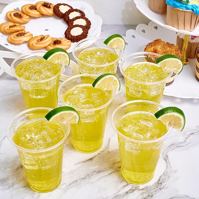 Lilymicky 1000 Pack 10 oz Clear Plastic Cups, Disposable Drinking Party Cups for Birthday Parties, Picnics, Ceremonies, and any Events - Bloomnest