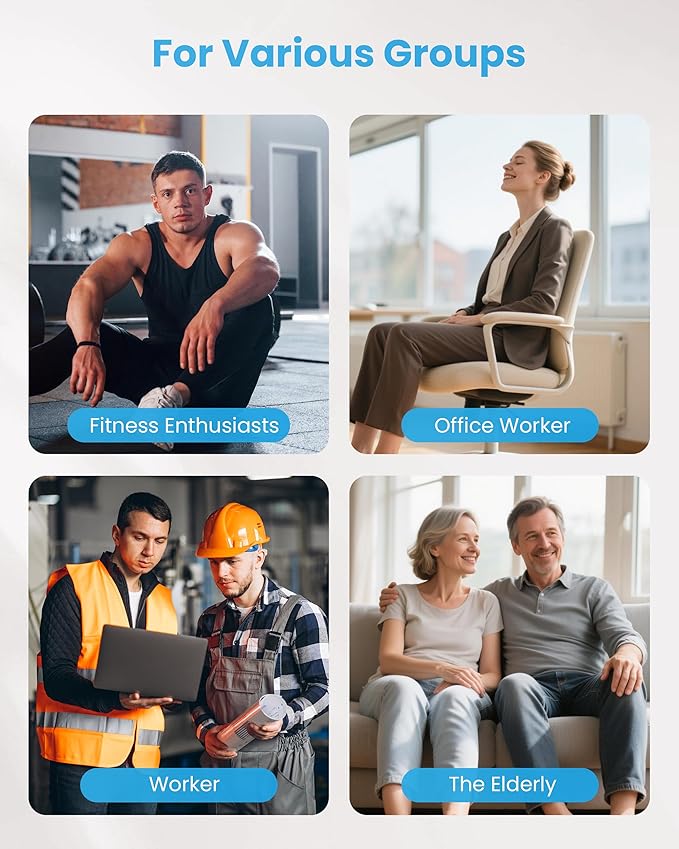 Cordless Back Massager for Pain Relief Deep Tissue, Shiatsu Back Massager with Heat, 3D Knead Shoulder Neck Massager, Rechargeable Seat Massager for Chair,Car, Office, Home, Gifts/Presents