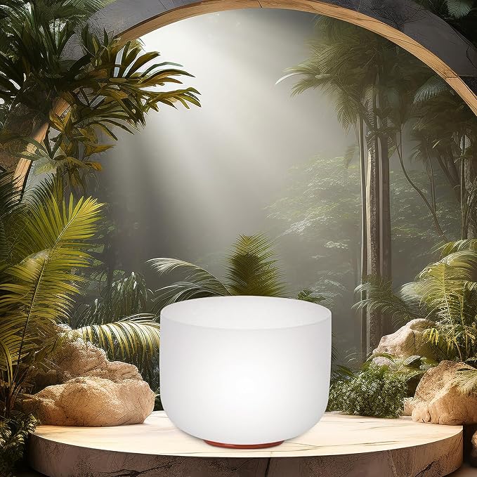 3Pcs Crystal Singing Bowls Set of 432Hz 7-9lnch Meditation for Yoga, Chakra Healing,1PCS Travel Carry Case Bag Unique Spiritual Gifts for Women and Men