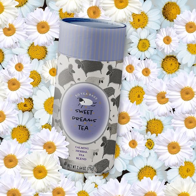 Life Plus Style Gourmet Sweet Dreams Calming Herbal Tea Organic Peppermint Natural Herbal Fennel Tea Caffeine Free Chamomile Tea Hot or Iced Soothing Blend Sleep Relax Supports Wellness 60 Tea Bags - Bloomnest