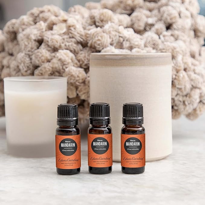 Edens Garden Mandarin- Nova Essential Oil- 100% Pure Premium Grade, Undiluted, Natural, Therapeutic, Aromatherapy, The Best for Diffuser, Candle, Laundry, Kid Safe 30 ml (1 fl oz) EdensGarden