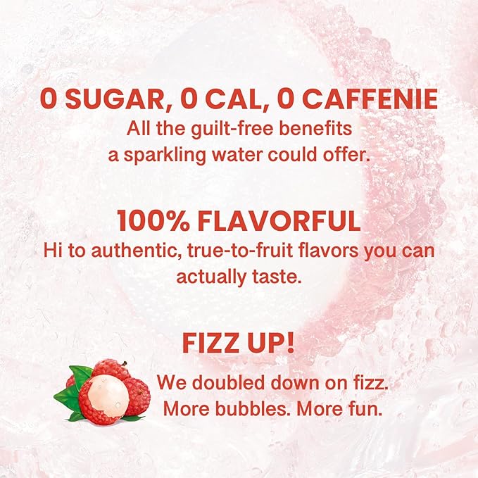 CHI FOREST Sparkling Water Beverage, 4 Flavors Variety Pack, Zero Sugar, 11.16 fl oz Cans (Pack of 24) - Bloomnest
