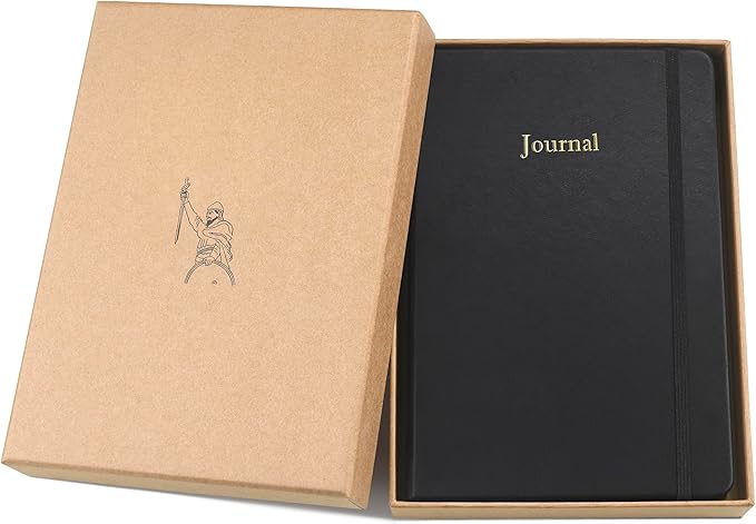 Wykeham's Executive 2026 Undated Daily Journal Planner – Customization Available (Black, 8.5"×5.5" - Undated) - Bloomnest