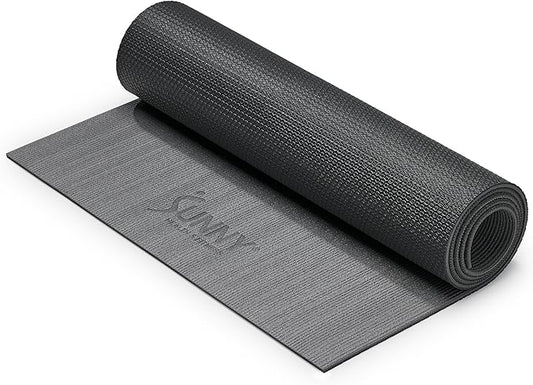 Sunny Health & Fitness Non-Slip Yoga Mat – Durable, Anti-Tear, Lightweight, Cushioned Support for Yoga, Pilates, Stretching Exercises, Meditation and Floor Workouts | Multiple Sizes & Colors - Bloomnest