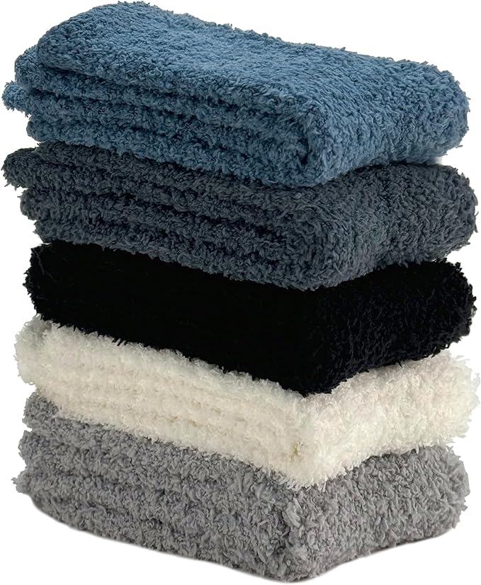 TEHOOK Warm & Cozy Valentines Gifts for Women, Fluffy Fuzzy Plush Sleeping Slipper Socks - Soft Warm Fabric - Bloomnest