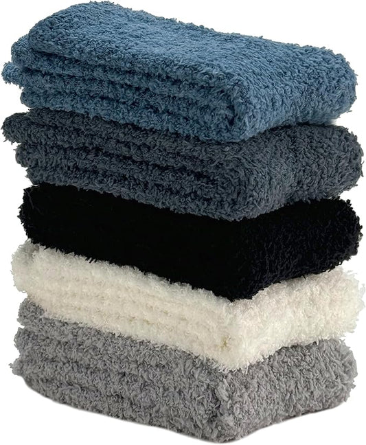 TEHOOK Warm & Cozy Valentines Gifts for Women, Fluffy Fuzzy Plush Sleeping Slipper Socks - Soft Warm Fabric