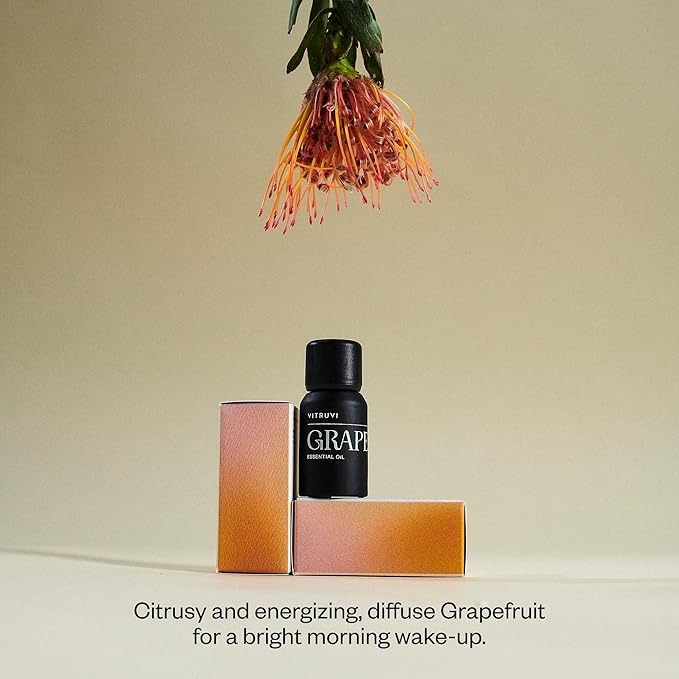 Vitruvi Grapefruit, 100% Pure Premium Essential Oil (0.3 fl.oz) vitruvi