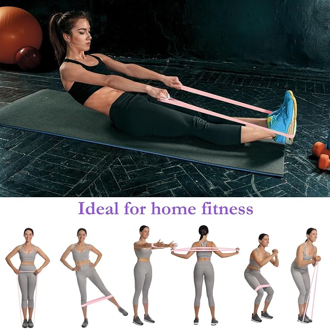 8 Pcs Resistance Bands Pull up Bands Pull up Assistance Bands Exercise Workout Bands for Working Out Muscle Training Physical Therapy Muscle Training Men and Women - Bloomnest