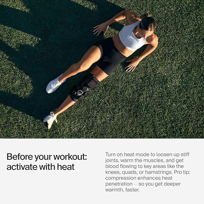 Hyperice X 2 Knee Advanced Heat and Cold Contrast Therapy - Pain and Inflammation Relief - Provides Increased Range of Motion - FSA/HSA Eligible - Bloomnest