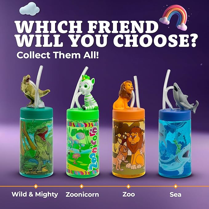 SIP WITH ME® Zoonicorn Cup 12 oz (Ene) - Bloomnest