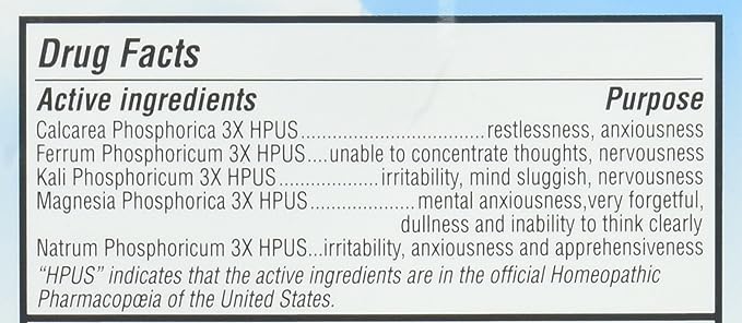 Hyland's Nerve Tonic Stress Relief Tablets, Natural Relief of Restlessness, Nervousness and Irritability Symptoms, Non-Habit Forming, Quick Dissolving Tablets, 50 Count Hylands